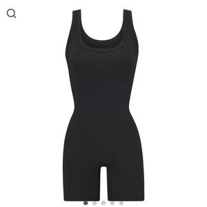 SKIMS Cotton Rib Onesie Bikesuit Bodysuit NWT Size M